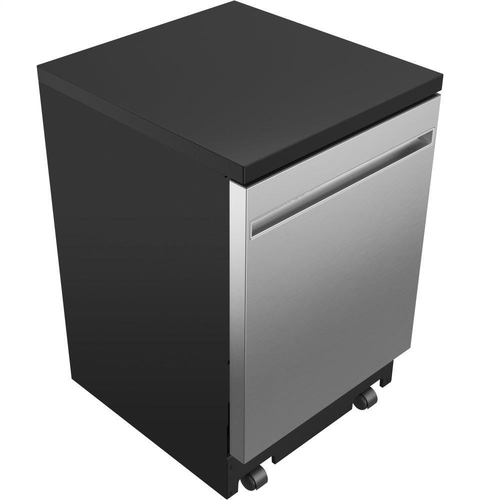 Ge Appliances GPT225SSLSS Ge® 24" Stainless Steel Interior Portable Dishwasher With Sanitize Cycle