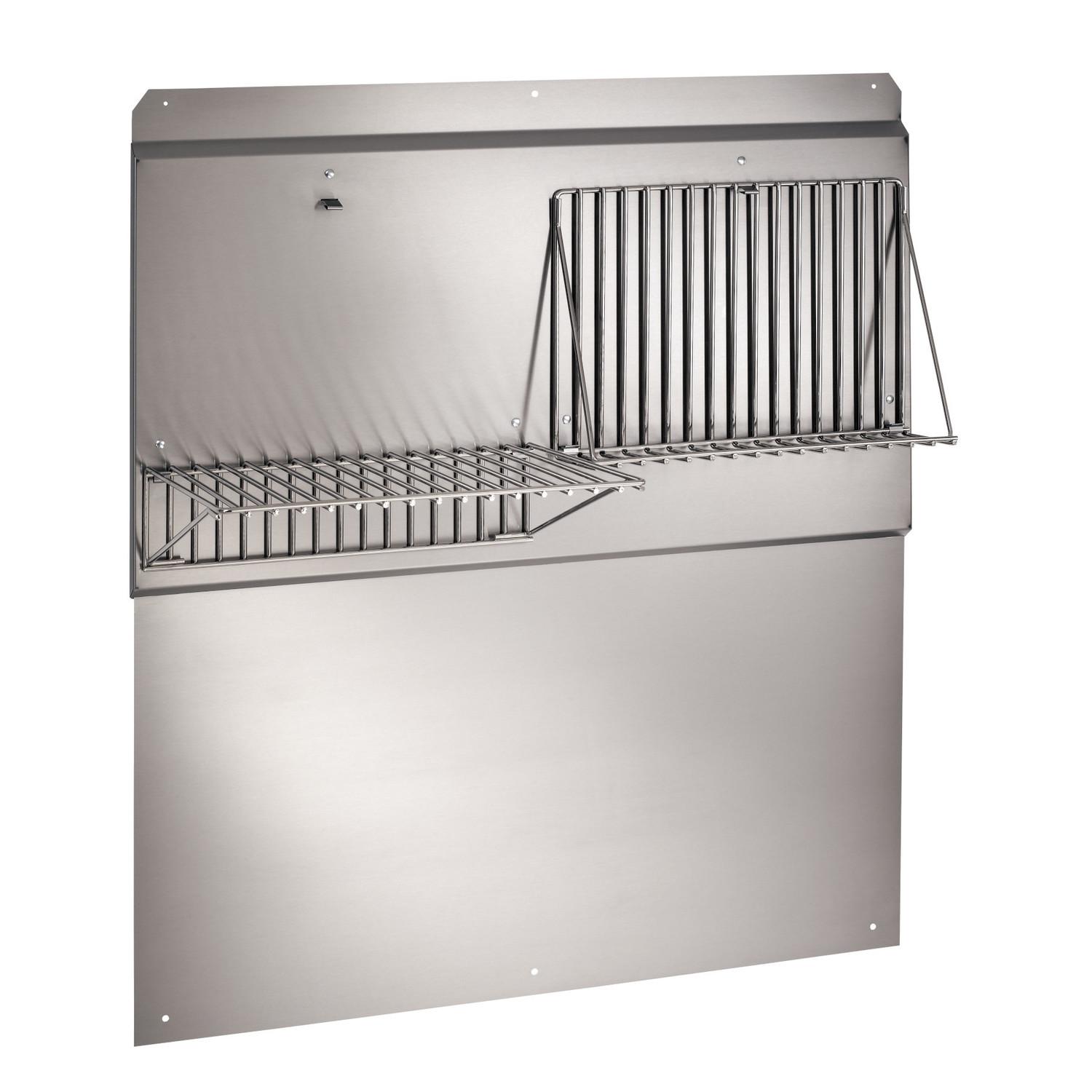 Broan RMP4204 42-Inch Backsplash With Shelves In Stainless Steel