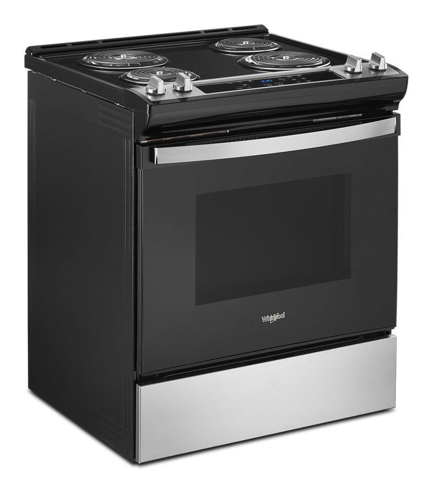 Whirlpool WEC310S0LS 4.8 Cu. Ft. Whirlpool® Electric Range With Frozen Bake™ Technology