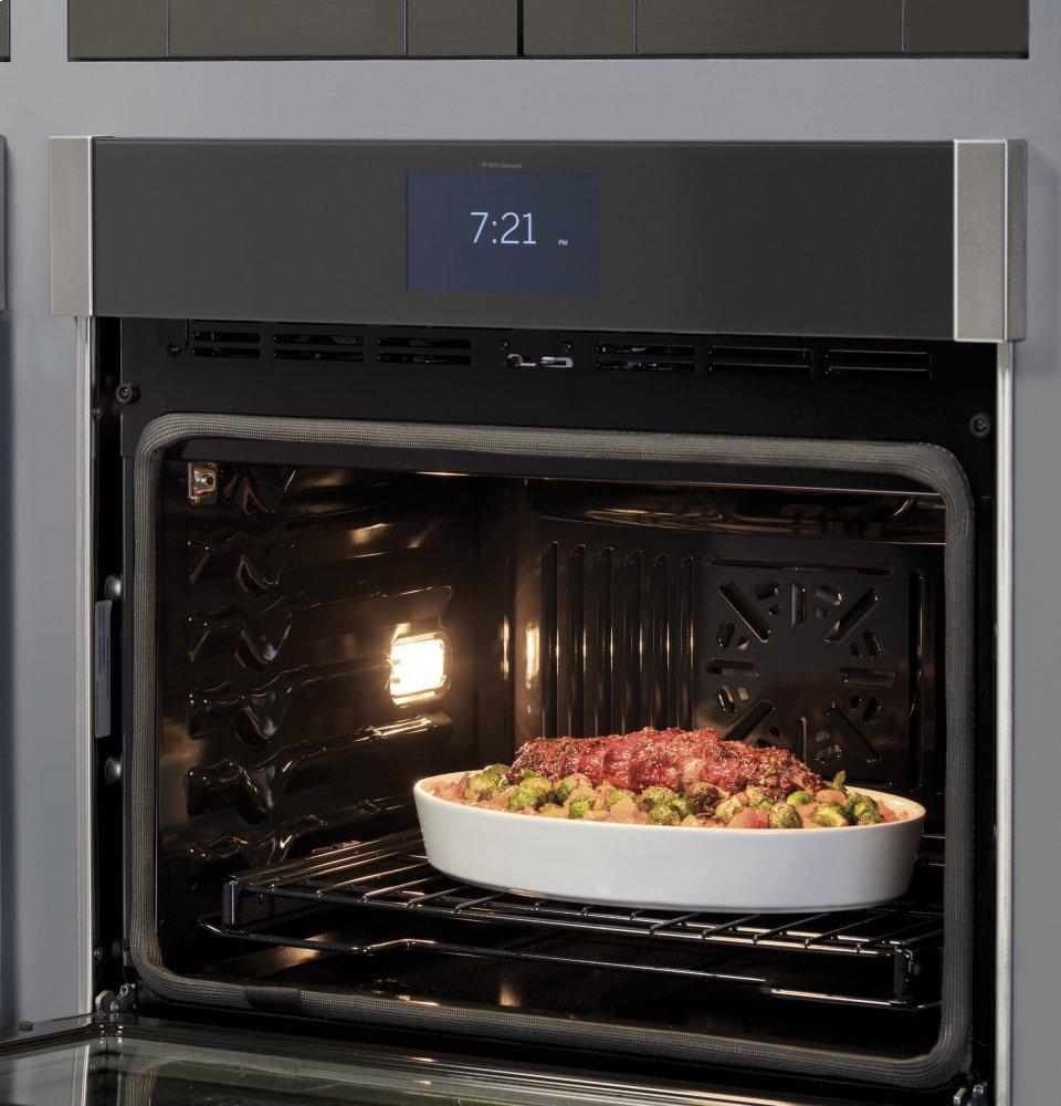 Ge Appliances PTS9000BNTS Ge Profile™ 30" Smart Built-In Convection Single Wall Oven With In-Oven Camera And No Preheat Air Fry