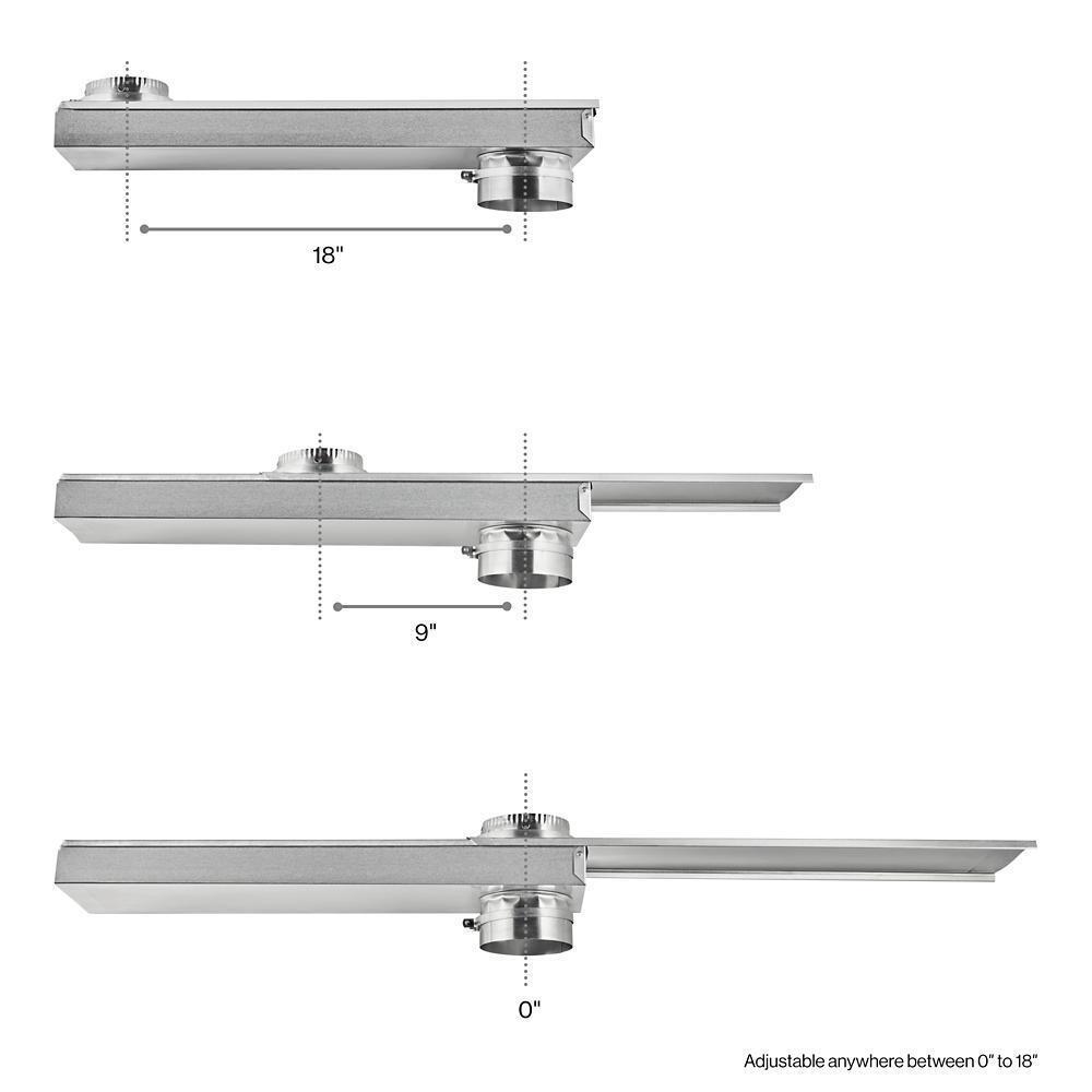 Kitchenaid 4396037RP Dryer Telescoping Vent Periscope