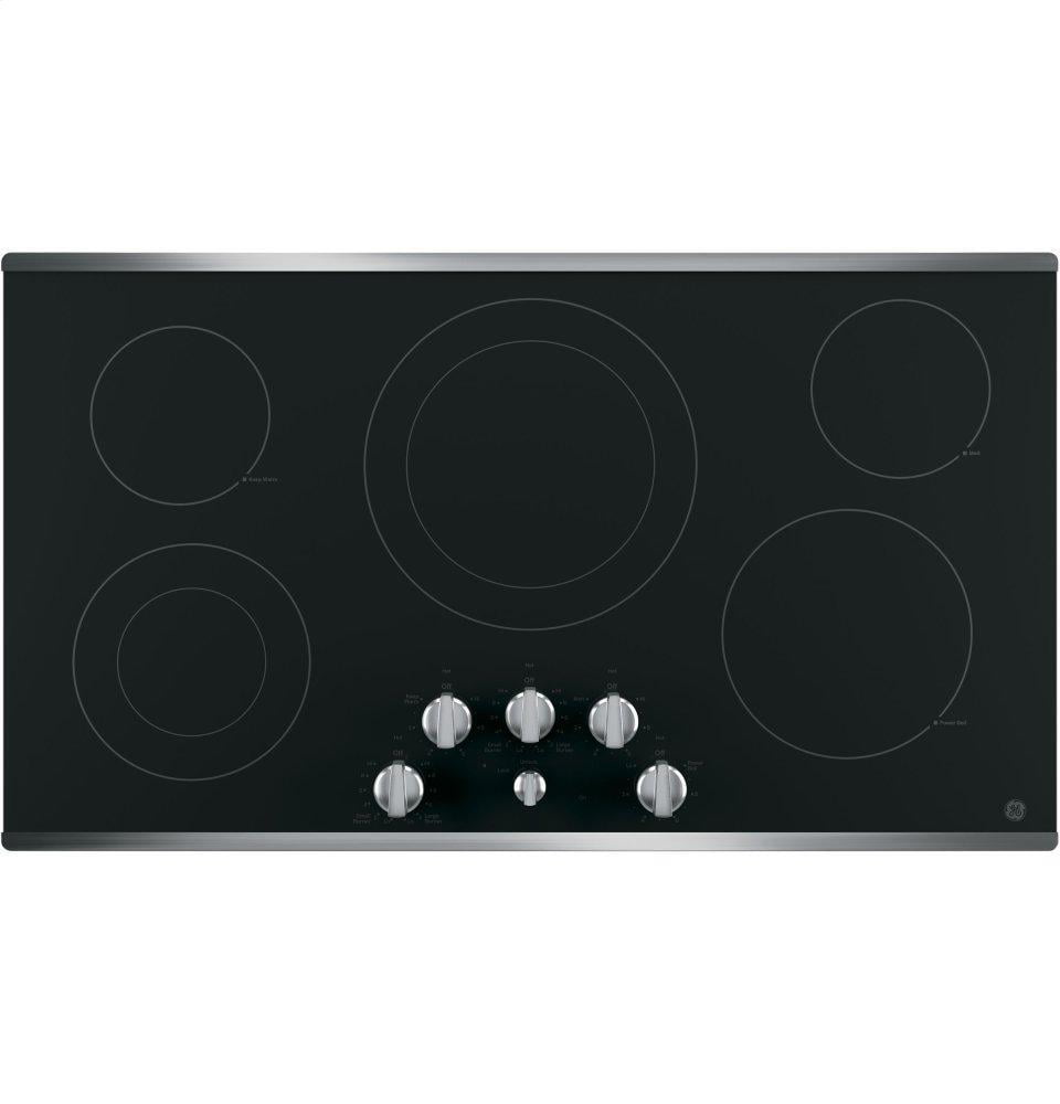 Ge Appliances JP3536SJSS Ge® 36" Built-In Knob Control Electric Cooktop