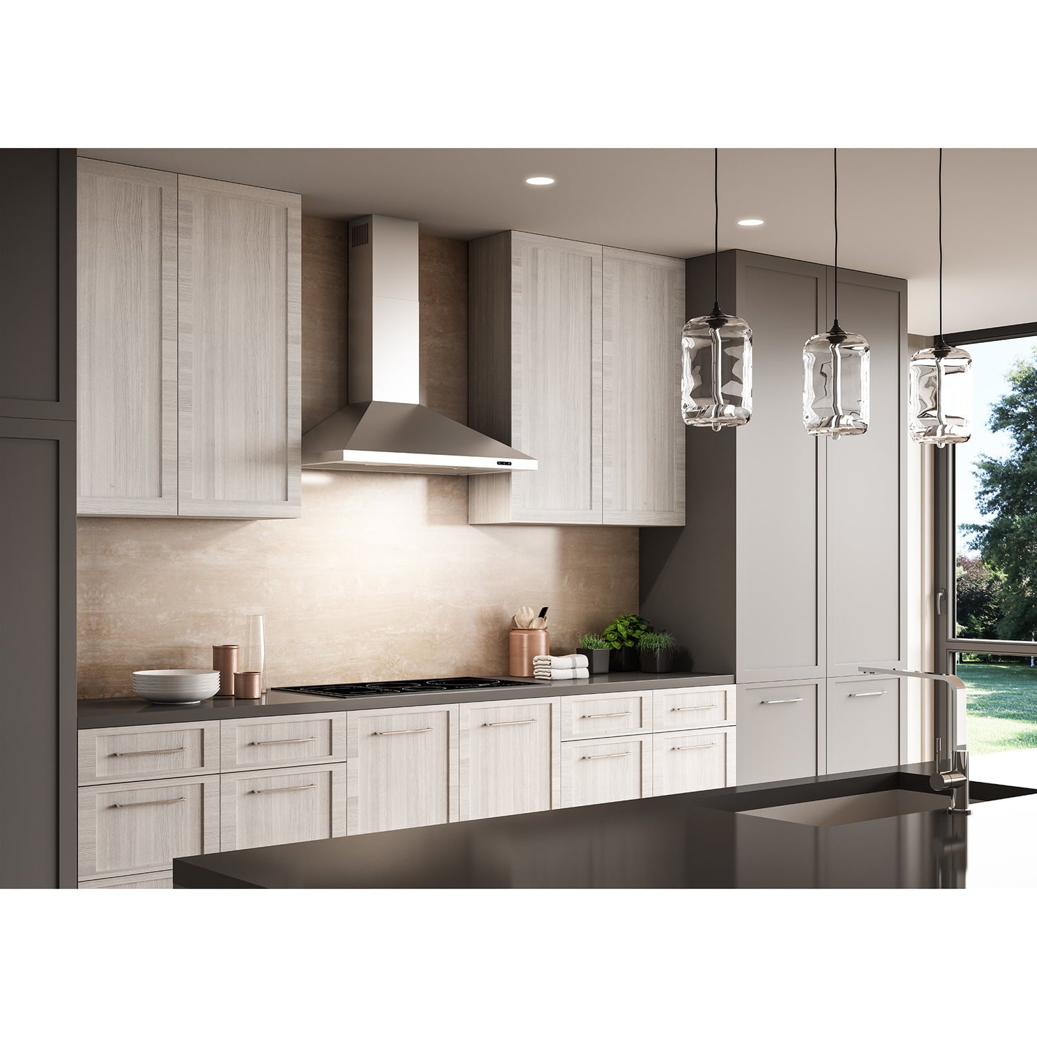 Broan EW4830SS Broan® 30-Inch Convertible Wall-Mount Chimney Range Hood, 400 Cfm, Stainless Steel