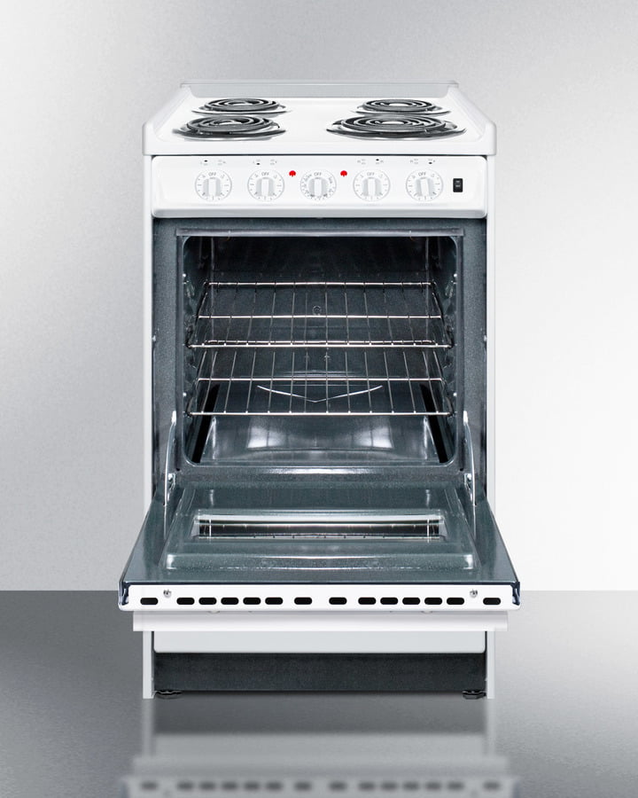 Summit WEM110RW 20" Wide Electric Coil Top Range