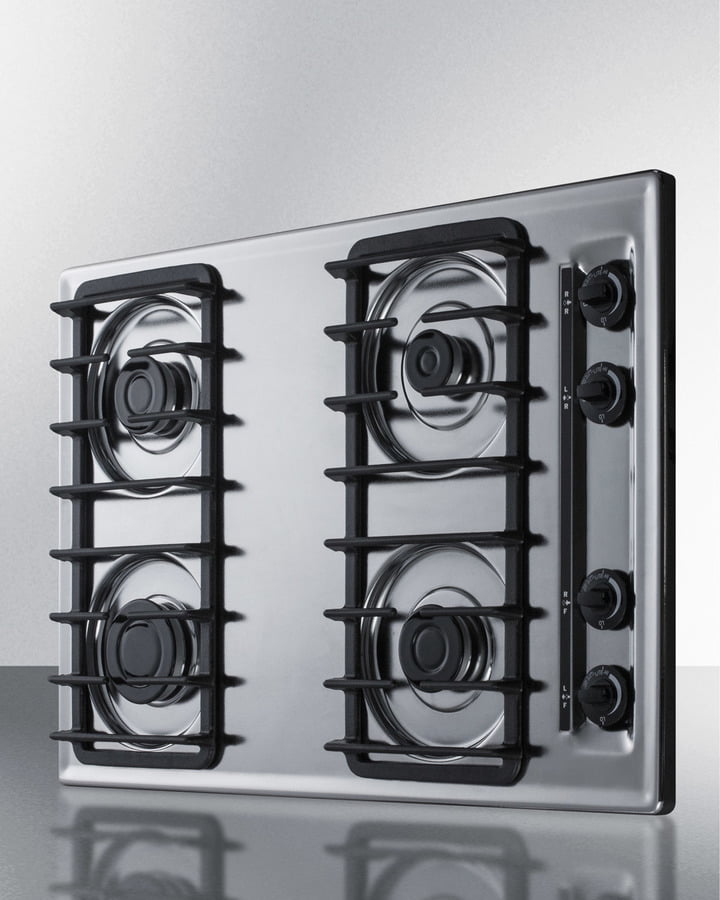 Summit ZTL053S 30" Wide 4-Burner Gas Cooktop
