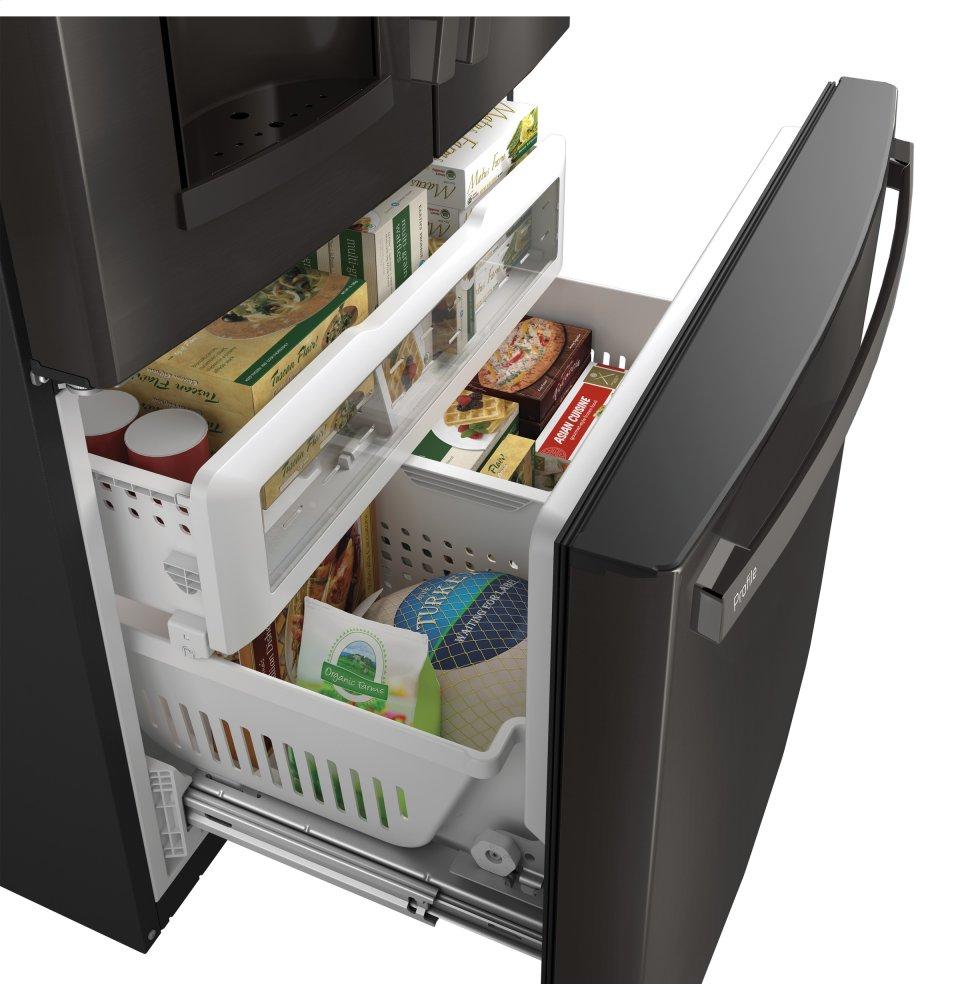 Ge Appliances PFE28KBLTS Ge Profile™ Series Energy Star® 27.7 Cu. Ft. French-Door Refrigerator With Hands-Free Autofill