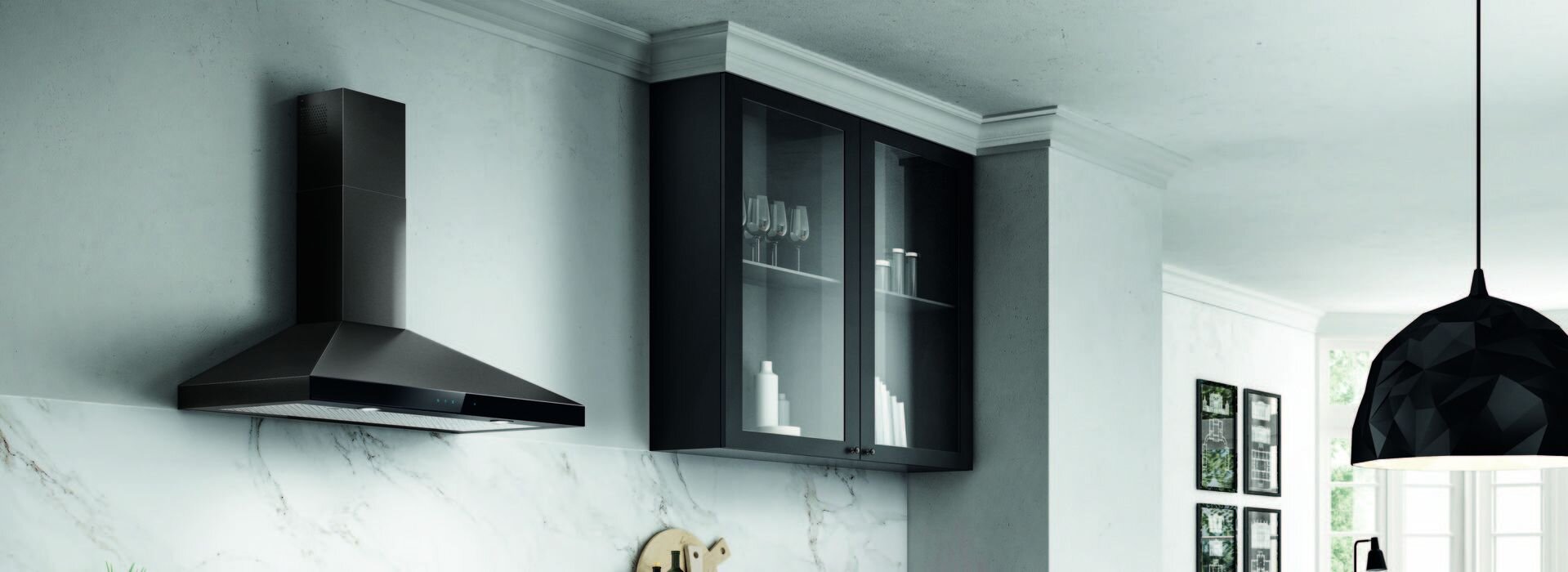 Elica EVR636BL Varna Black 36