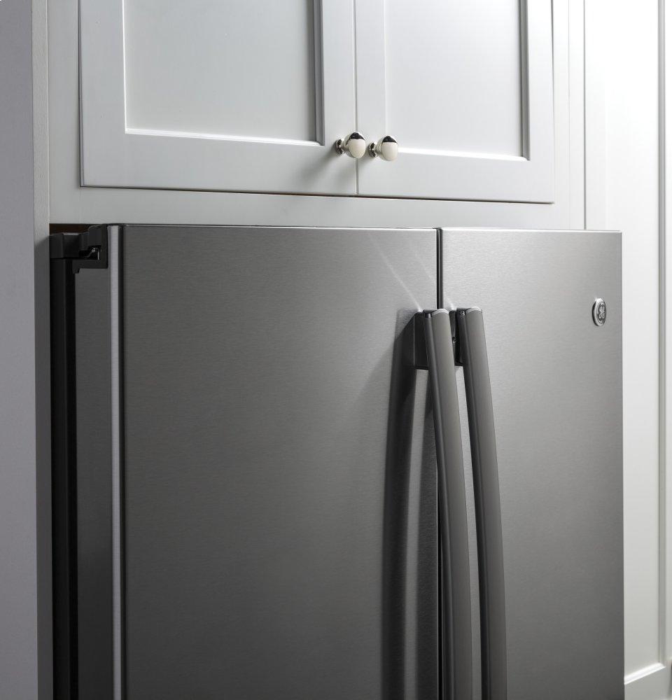 Ge Appliances PYE22KBLTS Ge Profile™ Series Energy Star® 22.1 Cu. Ft. Counter-Depth French-Door Refrigerator With Hands-Free Autofill