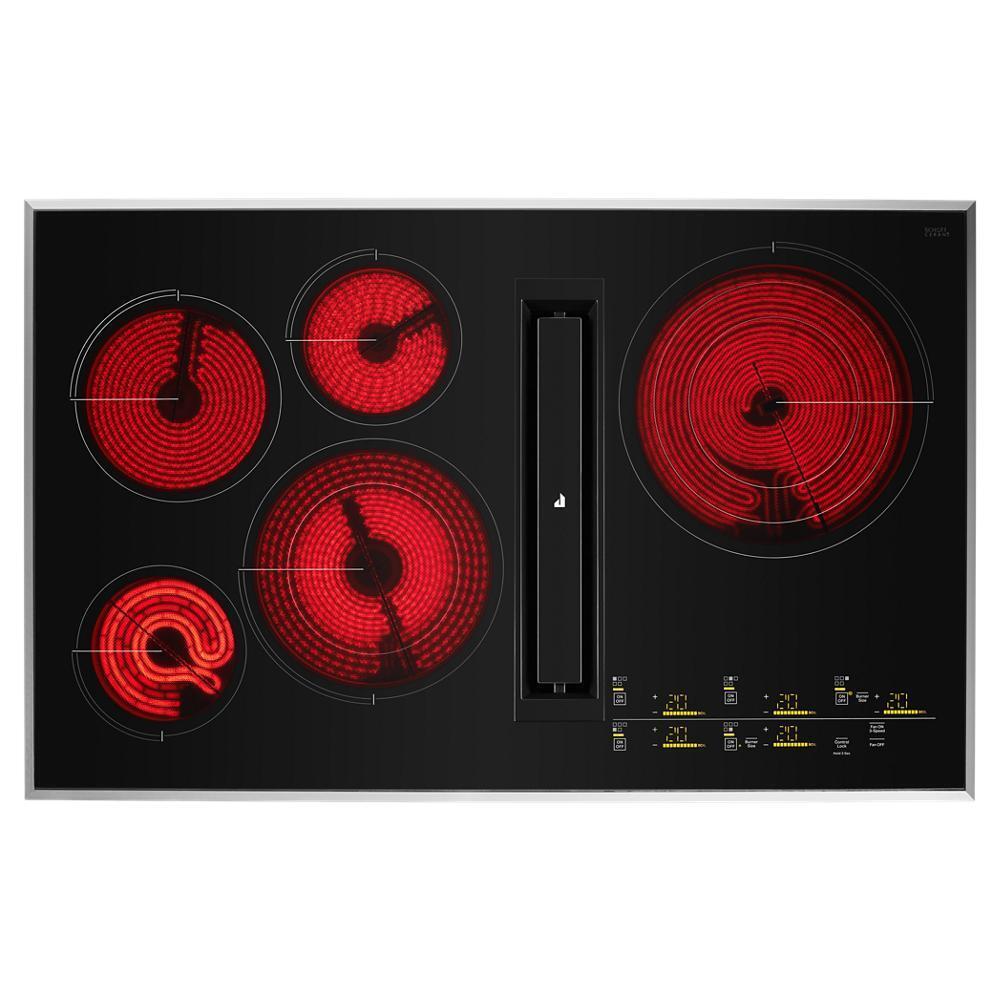 Jennair JED4536KS 36" Lustre Trim Electric Radiant Downdraft Cooktop With Tap Touch Controls