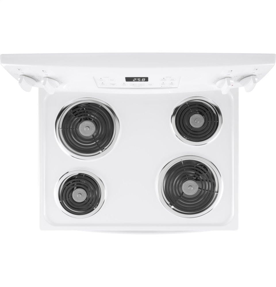 Ge Appliances JB258DMWW Ge® 30" Free-Standing Self-Clean Electric Range