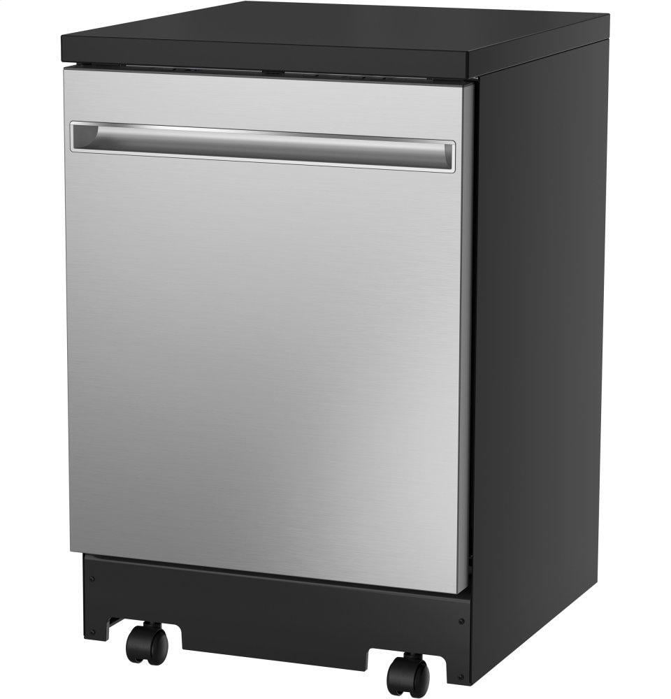Ge Appliances GPT225SSLSS Ge® 24" Stainless Steel Interior Portable Dishwasher With Sanitize Cycle