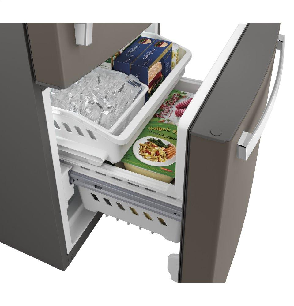 Ge Appliances GDE21EMKES Ge® Energy Star® 21.0 Cu. Ft. Bottom-Freezer Refrigerator