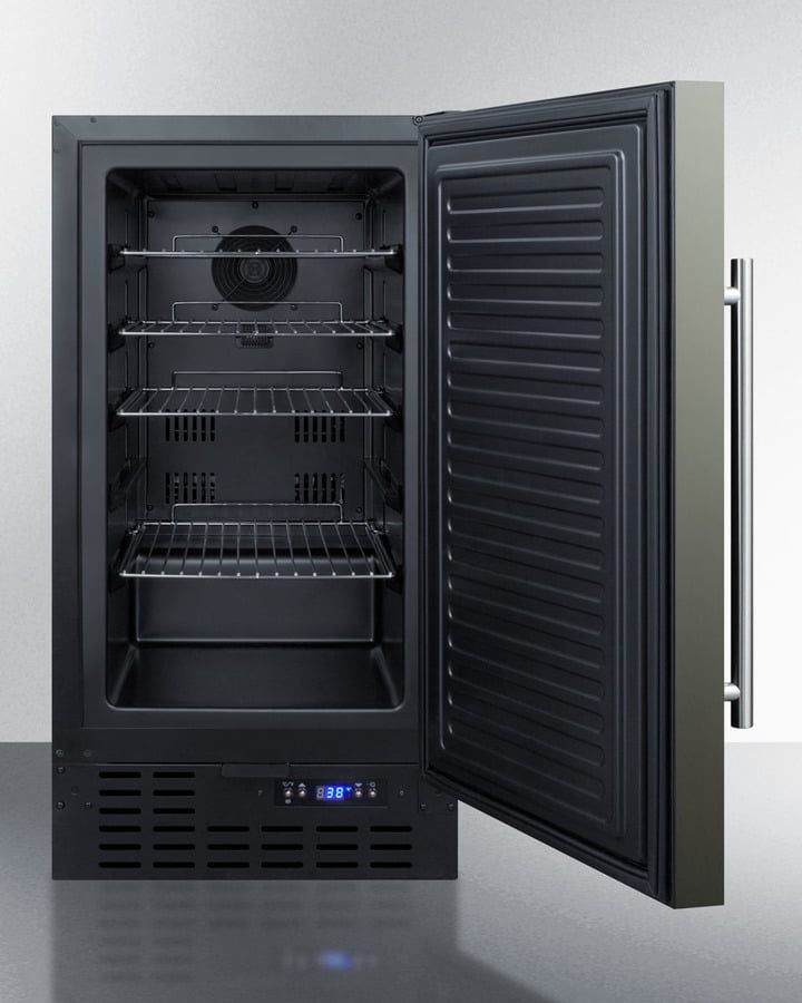 Summit FF1843BKSADA 18" Wide Built-In All-Refrigerator, Ada Compliant