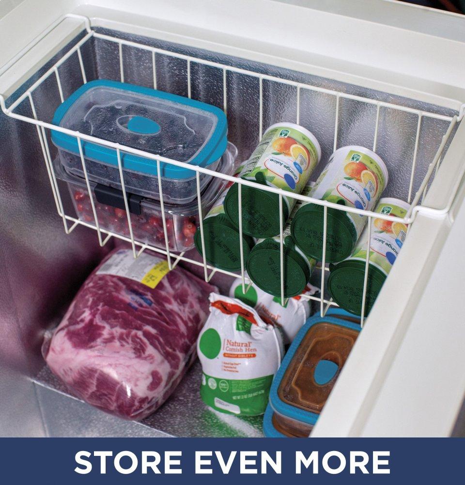 Ge Appliances FCM16DLWW Ge® 15.7 Cu. Ft. Manual Defrost Chest Freezer