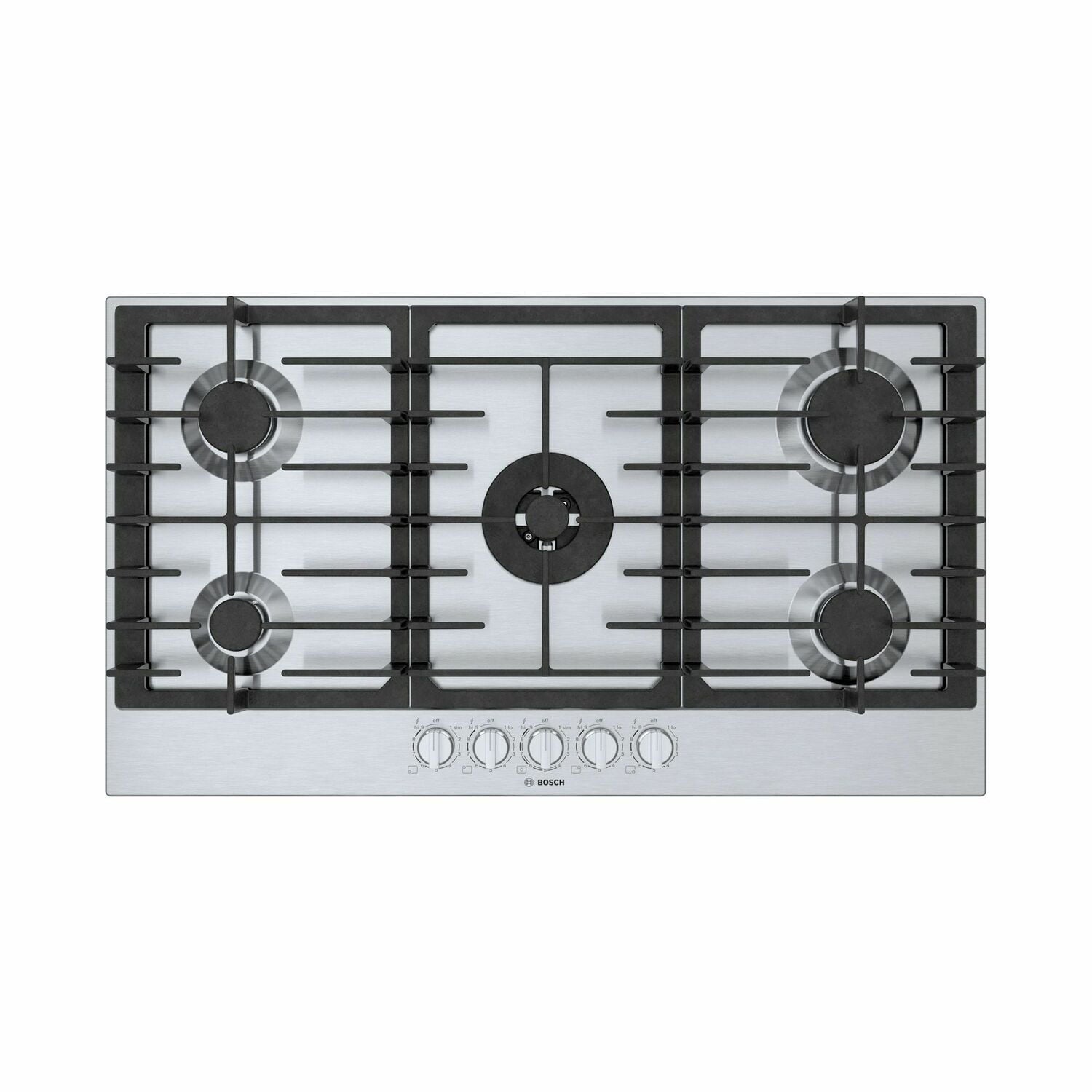 Bosch NGM8657UC 800 Series Gas Cooktop 36'' Stainless Steel Ngm8657Uc