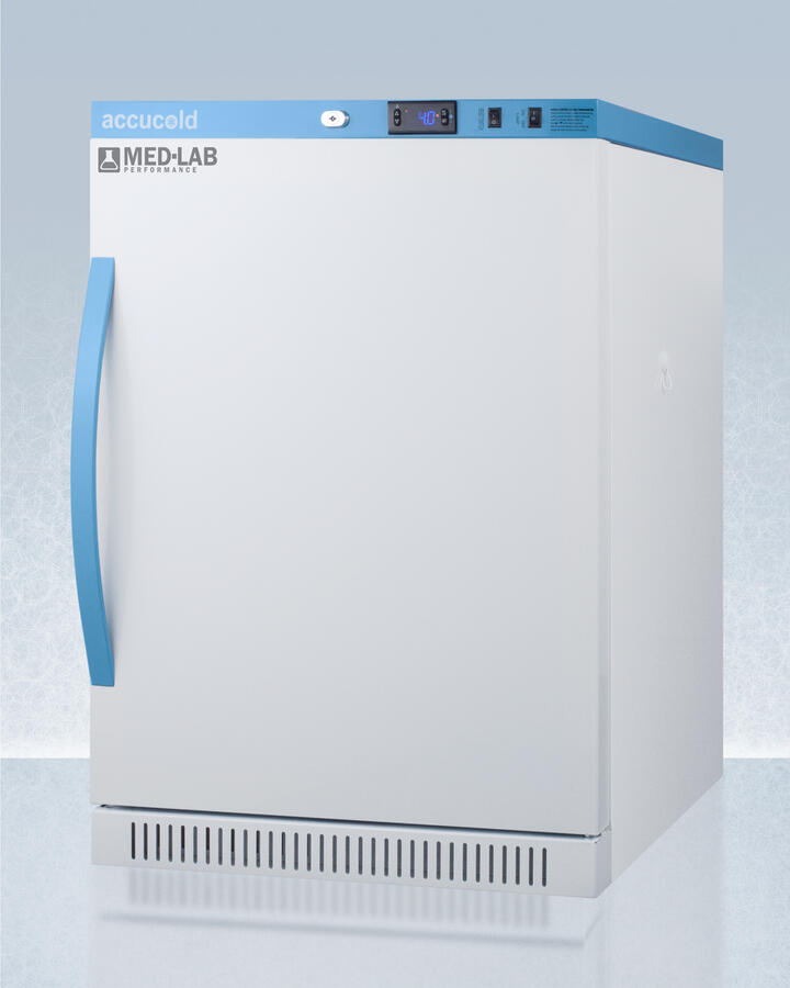 Summit ARS6ML Performance Series Med-Lab Freestanding 6 Cu.Ft. Ada Height All-Refrigerator, With Antimicrobial Silver-Ion Handle And Hospital Grade Cord 'Green Dot' Plug
