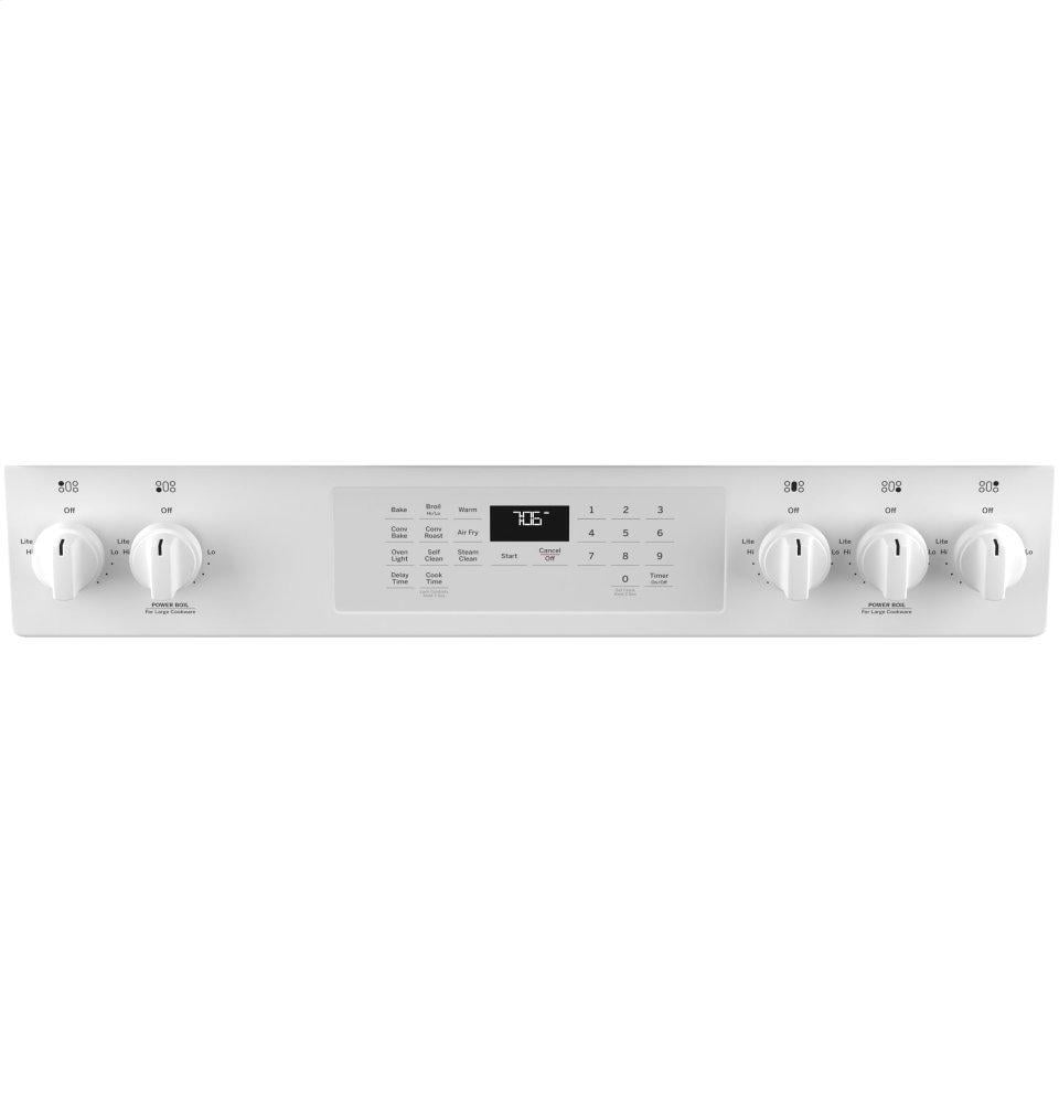 Ge Appliances JGS760DPWW Ge® 30" Slide-In Front-Control Convection Gas Range With No Preheat Air Fry