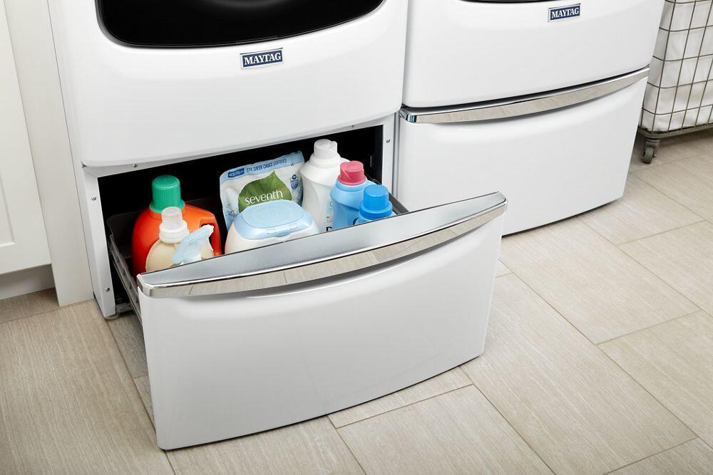 Maytag XHPC155XW 15.5" Pedestal For Front Load Washer And Dryer With Storage