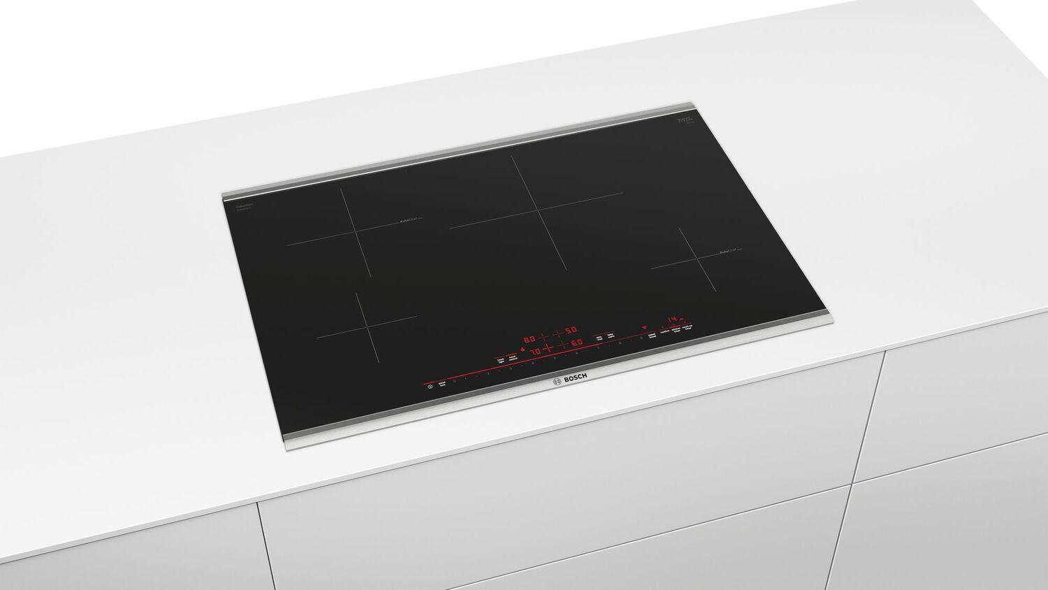 Bosch NIT8060SUC 800 Series Induction Cooktop 30'' Black, Surface Mount With Frame Nit8060Suc