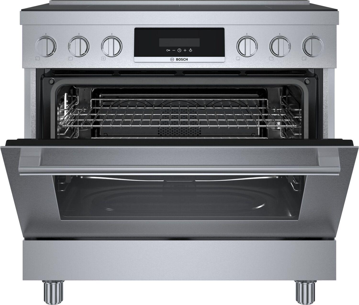 Bosch HIS8655U 800 Series Induction Freestanding Range 36'' Stainless Steel His8655U