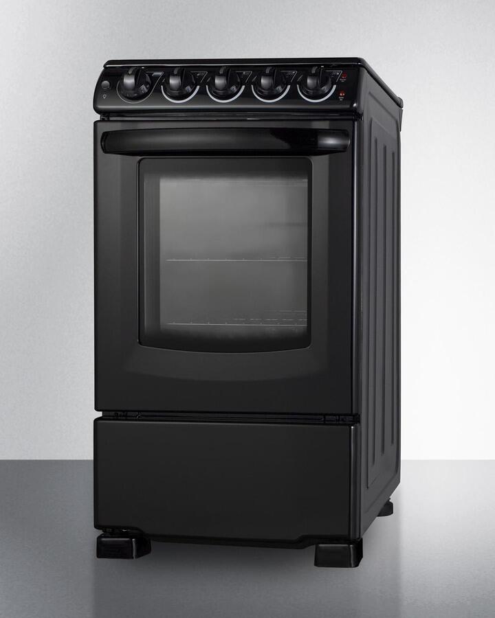Summit REX2051BRT 20" Wide Electric Smooth-Top Range