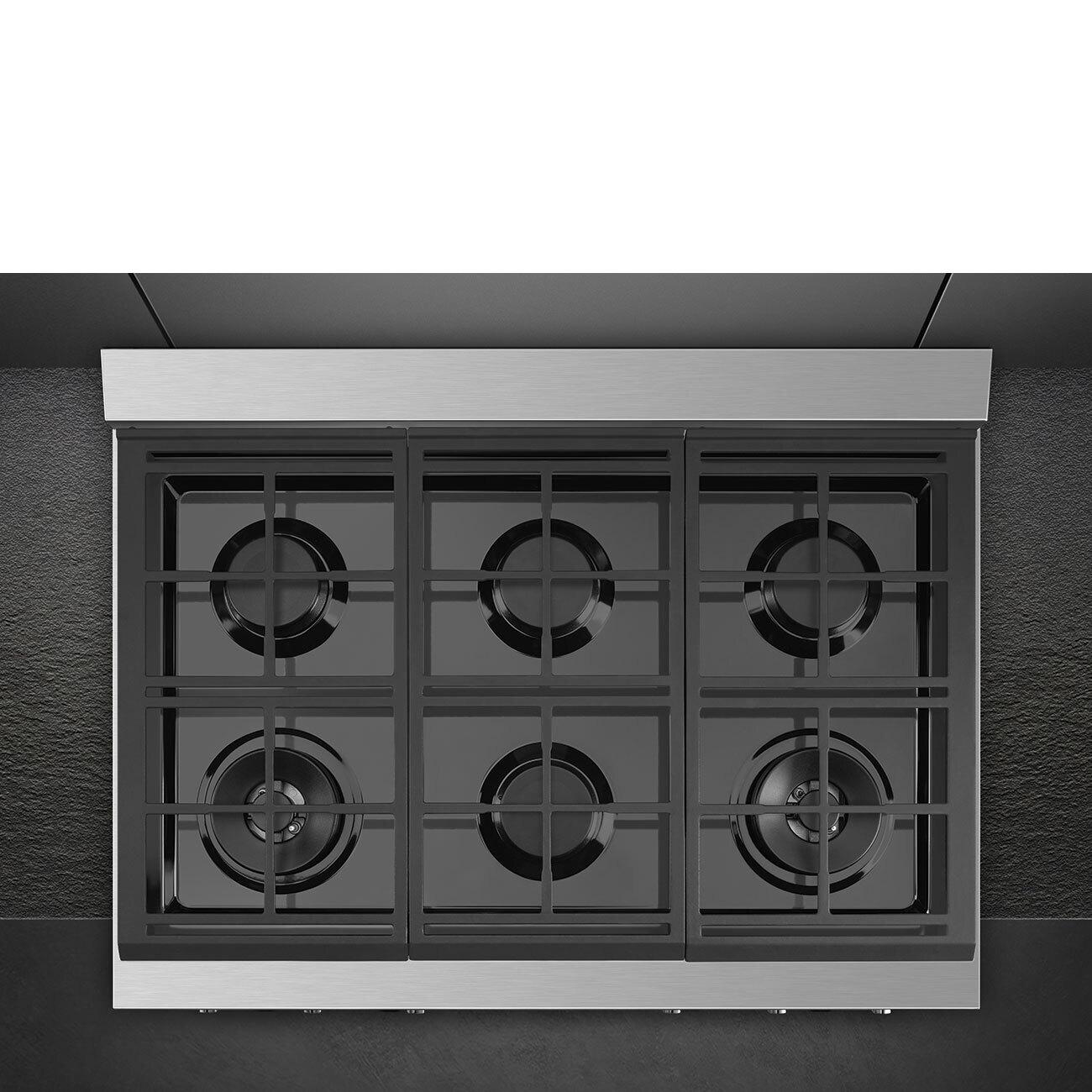 Smeg RTU366GX Cooktop Stainless Steel Rtu366Gx