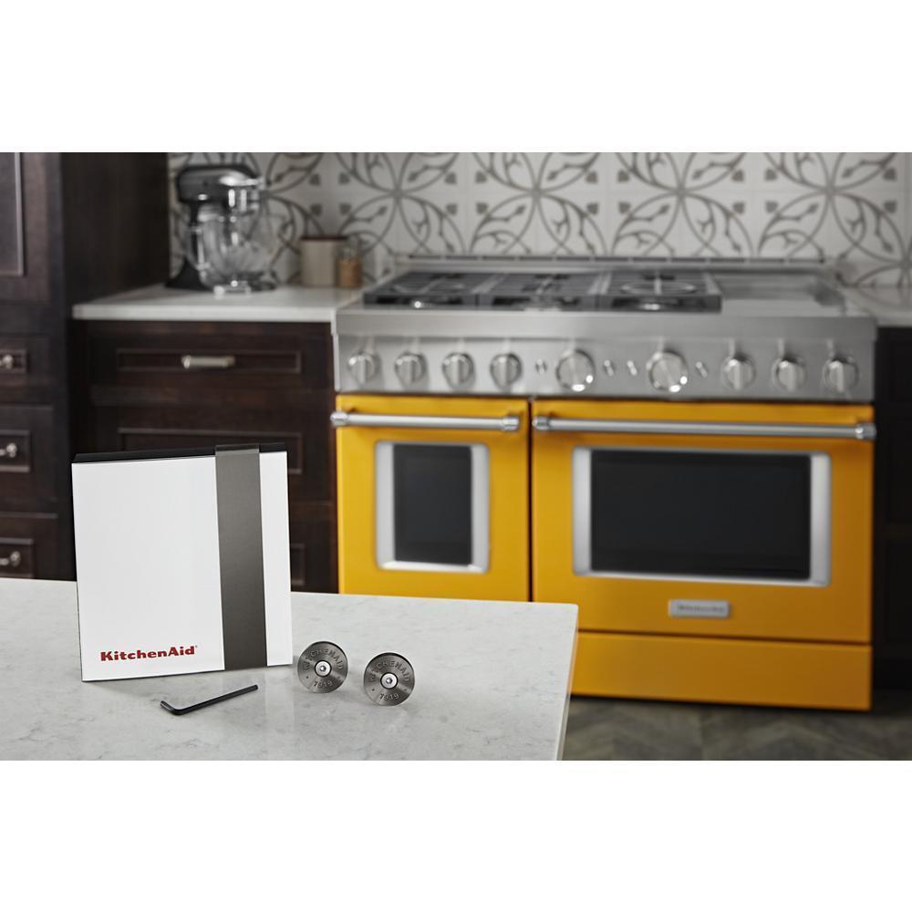 Maytag W11368841BO Kitchenaid® Commercial-Style Range Handle Medallion Kit