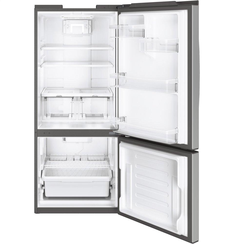 Ge Appliances GBE21DSKSS Ge® Energy Star® 21.0 Cu. Ft. Bottom-Freezer Refrigerator