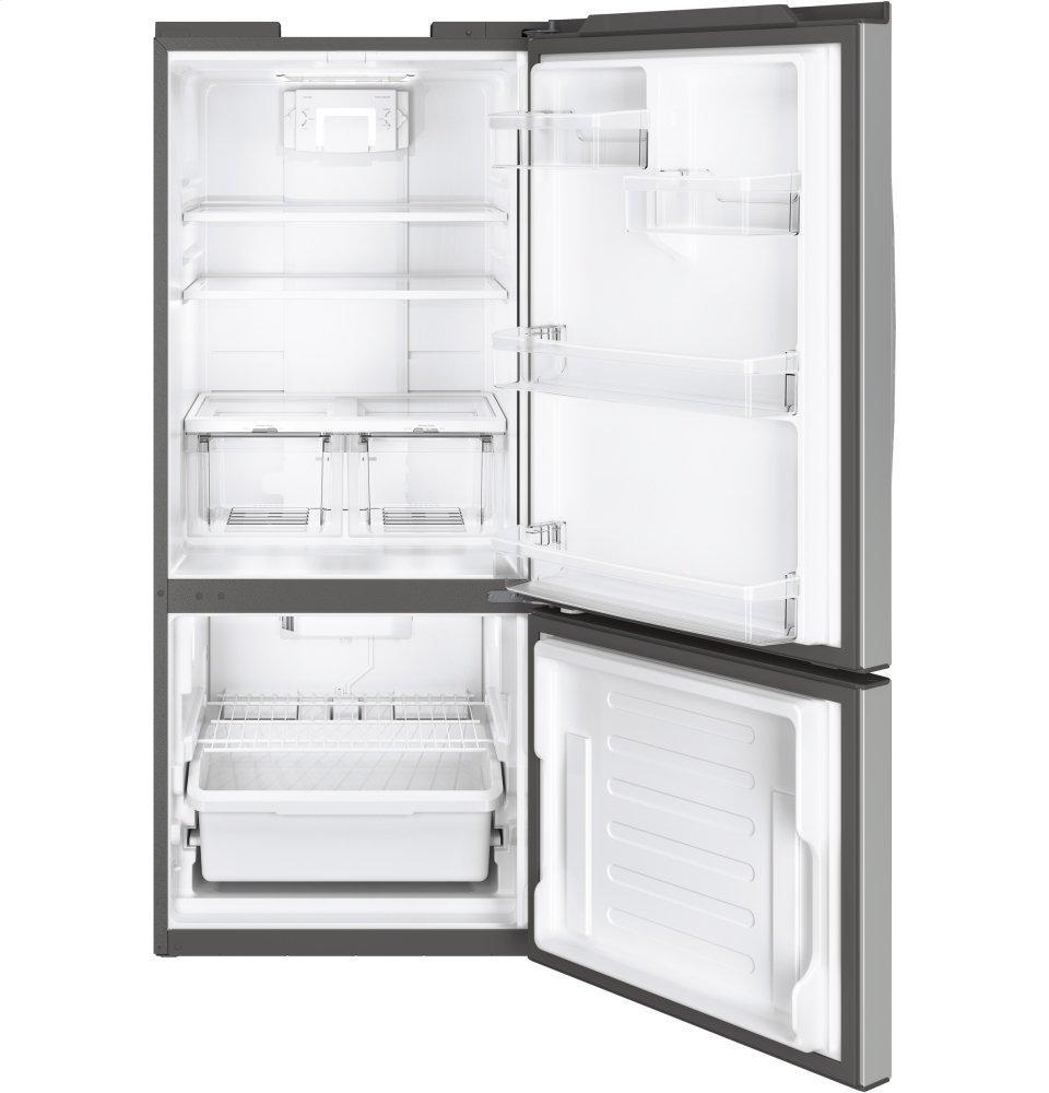 Ge Appliances GBE21DYKFS Ge® Energy Star® 21.0 Cu. Ft. Bottom-Freezer Refrigerator