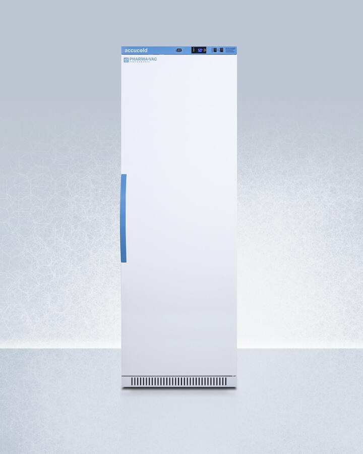 Summit ARS15PVDR Performance Series Pharma-Vac 15 Cu.Ft. Upright All-Refrigerator For Vaccine Storage With Six Ventilated Removable Drawers, With Antimicrobial Silver-Ion Handle And Hospital Grade Cord With 'Green Dot' Plug