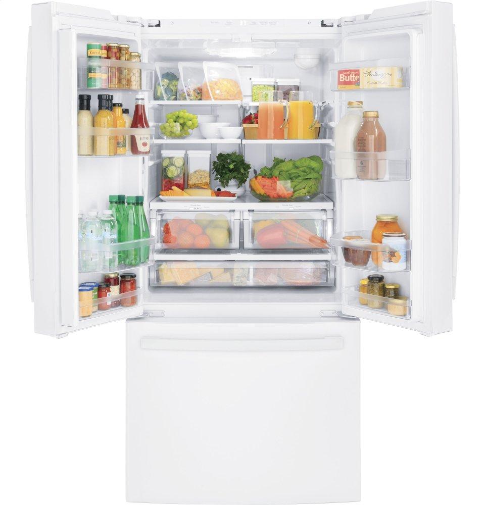 Ge Appliances GNE25JGKWW Ge® Energy Star® 24.7 Cu. Ft. French-Door Refrigerator