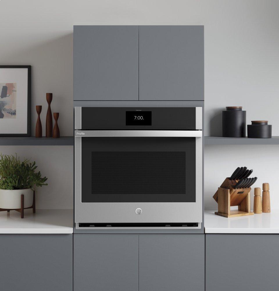 Ge Appliances PTS7000SNSS Ge Profile™ 30" Smart Built-In Convection Single Wall Oven With No Preheat Air Fry And Precision Cooking