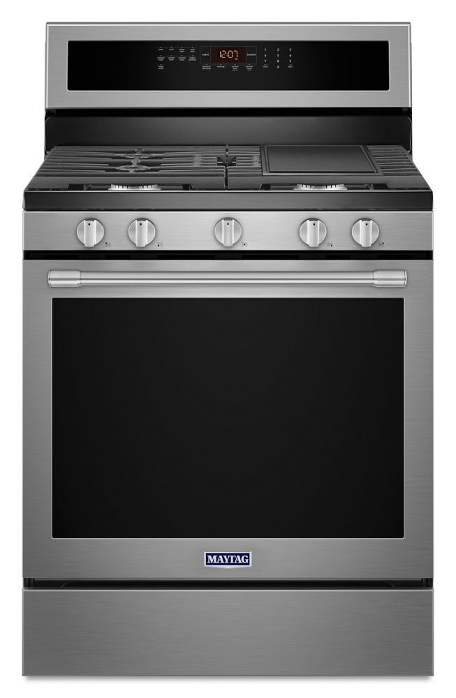 Maytag MGR8800FZ 30-Inch Wide Gas Range With True Convection And Power Preheat - 5.8 Cu. Ft.