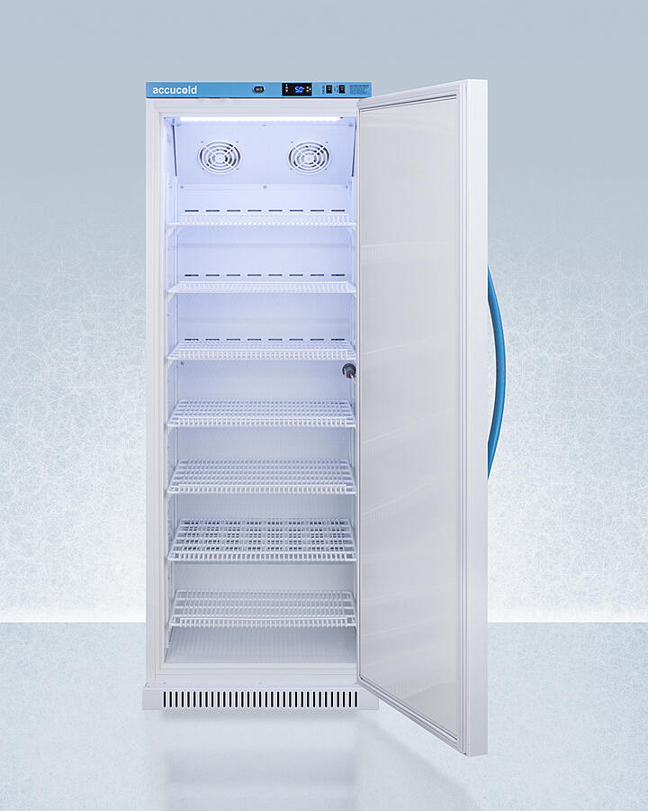 Summit ARS12PVDL2B Performance Series Pharma-Vac 12 Cu.Ft. Upright All-Refrigerator For Vaccine Storage With Factory-Installed Data Logger, Antimicrobial Silver-Ion Handle, And Hospital Grade Cord With 'Green Dot' Plug