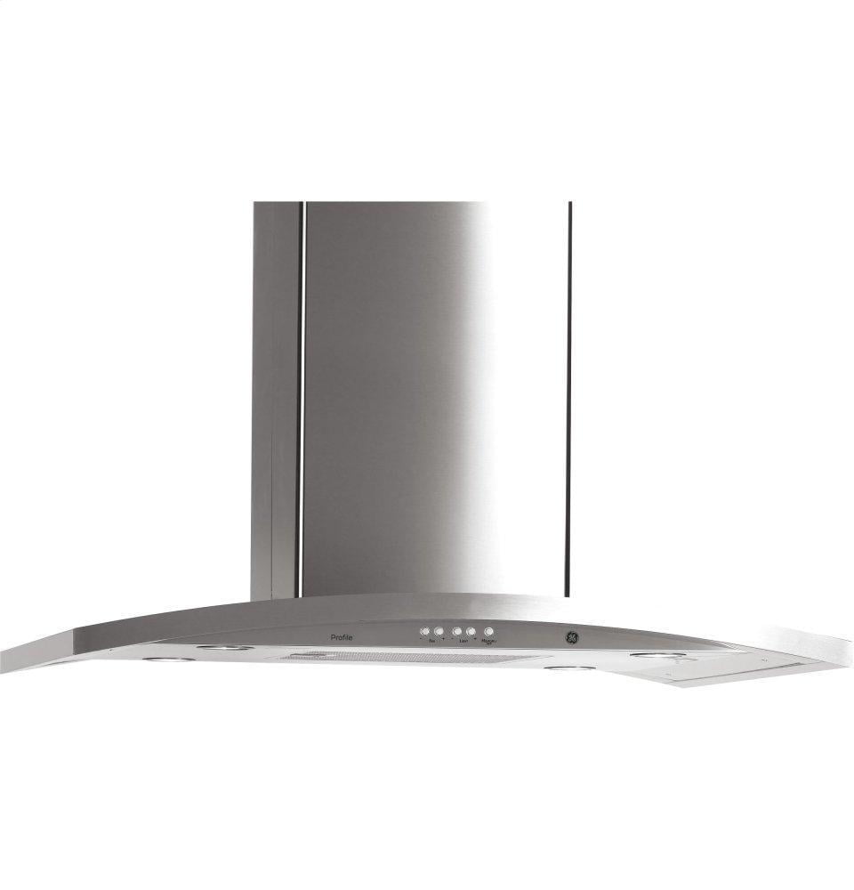 Ge Appliances PV977NSS Ge Profile™ 36" Island-Mount Chimney Hood