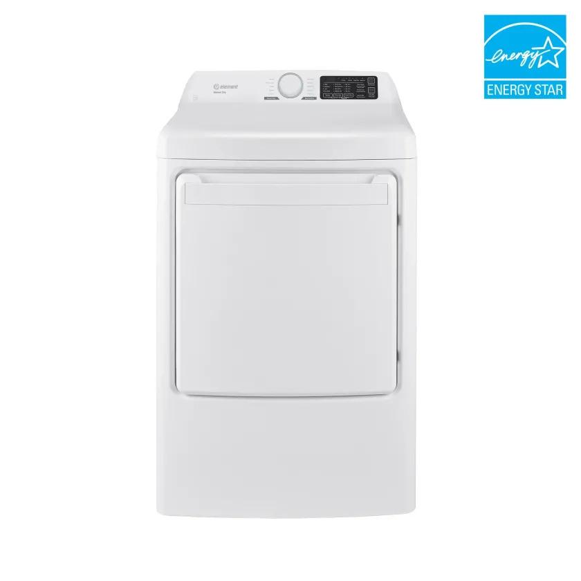Element Appliance ETD7527GBW Element 7.5 Cu. Ft. Gas Dryer - White, Energy Star (Etd7527Gbw)