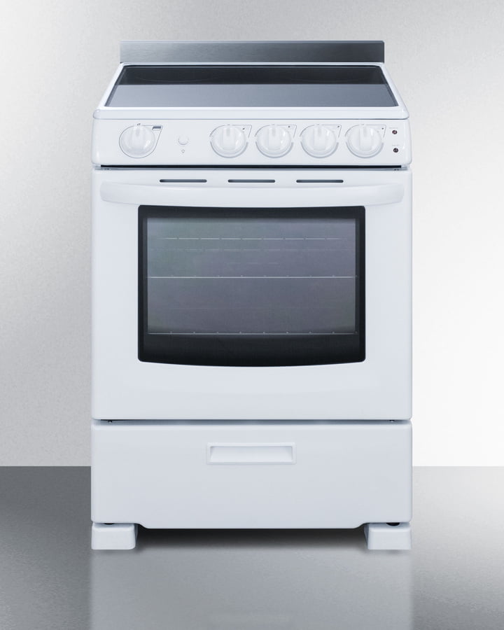 Summit REX2421WRT 24" Wide Electric Smooth-Top Range