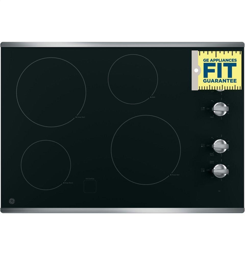 Ge Appliances JP3030SJSS Ge® 30" Built-In Knob Control Electric Cooktop