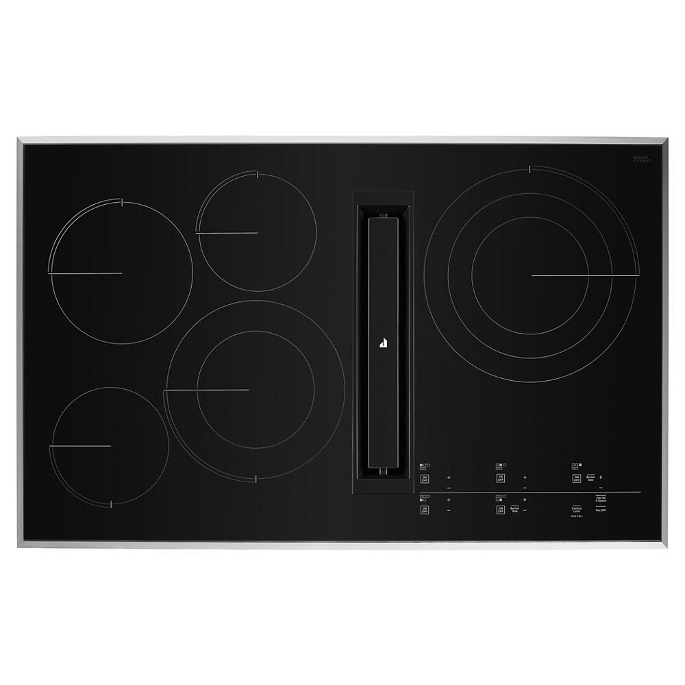 Jennair JED4536KS 36" Lustre Trim Electric Radiant Downdraft Cooktop With Tap Touch Controls