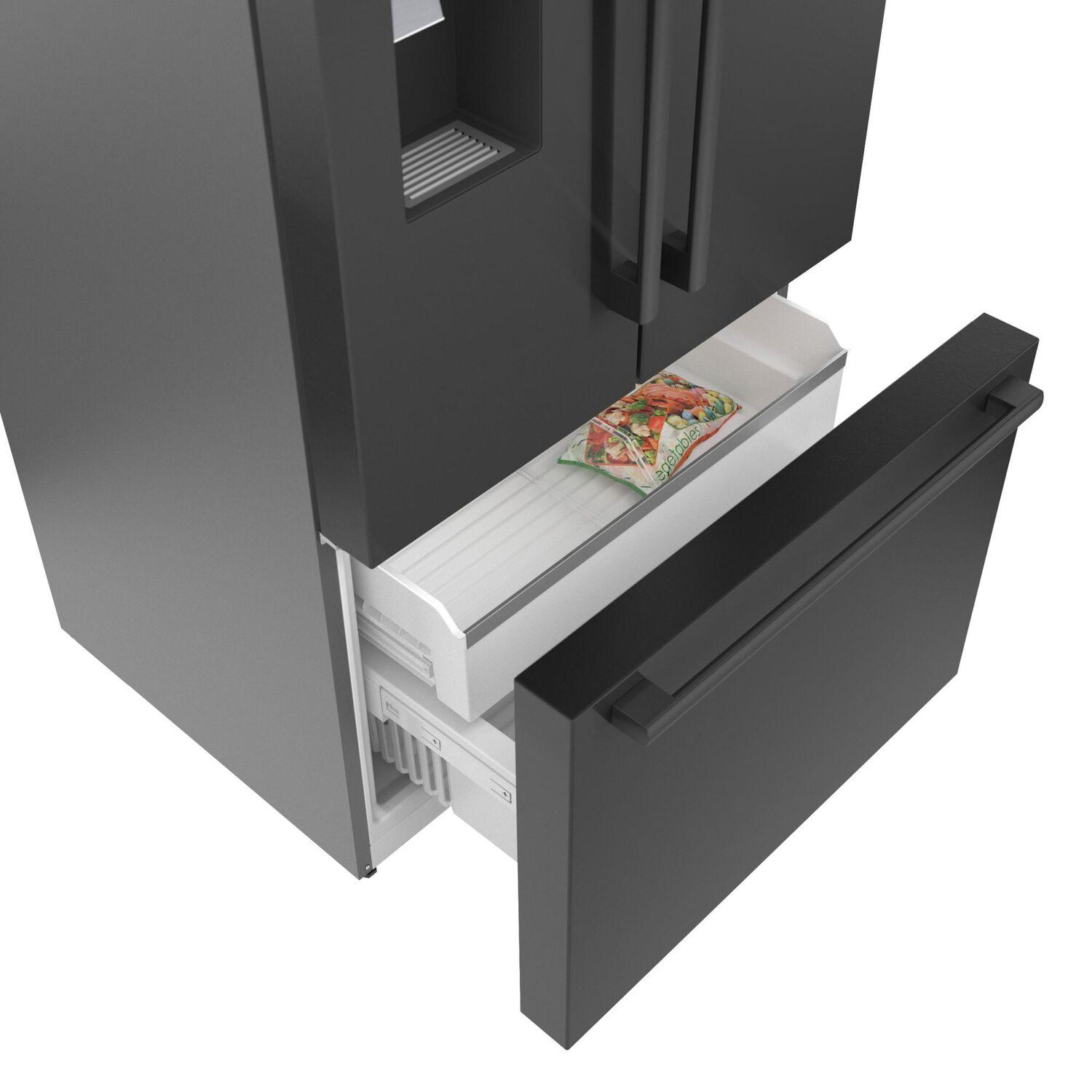 Bosch B36FD50SNB 500 Series French Door Bottom Mount Refrigerator 36'' Easy Clean Stainless Steel B36Fd50Snb