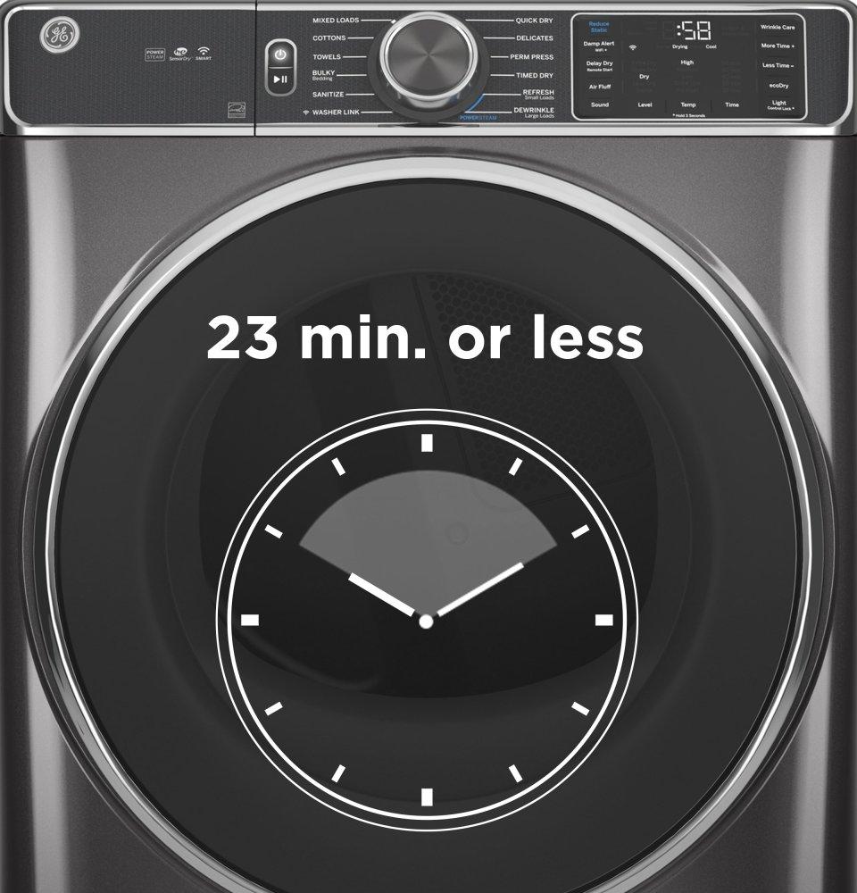 Ge Appliances GFD85GSPNDG Ge® 7.8 Cu. Ft. Capacity Smart Front Load Gas Dryer With Steam And Sanitize Cycle