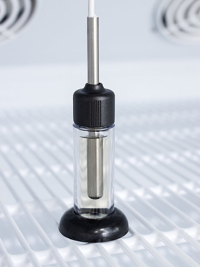 Summit ARG3PVDL2B Performance Series Pharma-Vac 3 Cu.Ft. Counter Height Glass Door All-Refrigerator For Vaccine Storage With Factory-Installed Data Logger And A Hospital Grade Cord With 'Green Dot' Plug