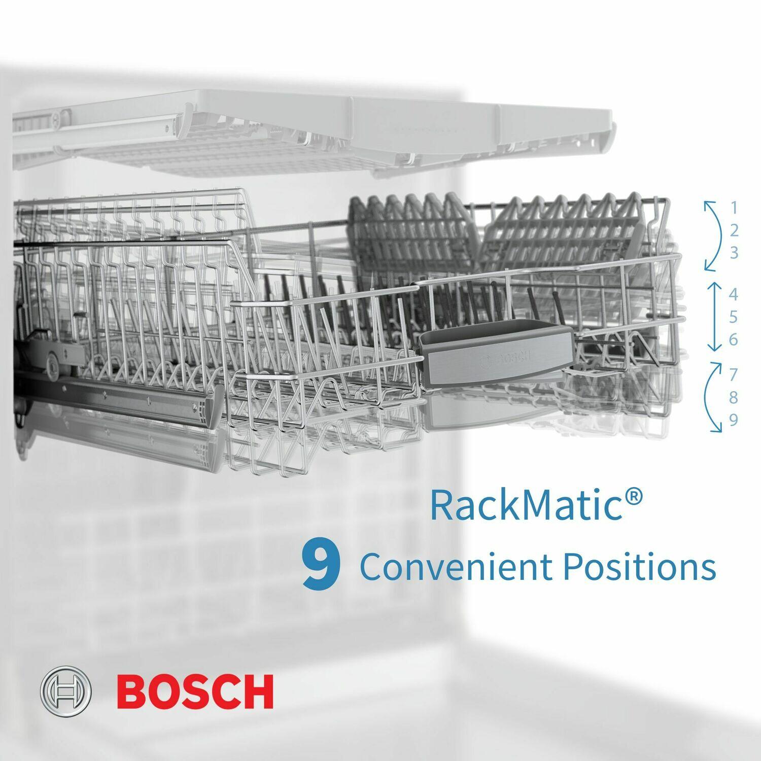 Bosch SPE53B56UC 300 Series Dishwasher 17 3/4'' Black Spe53B56Uc