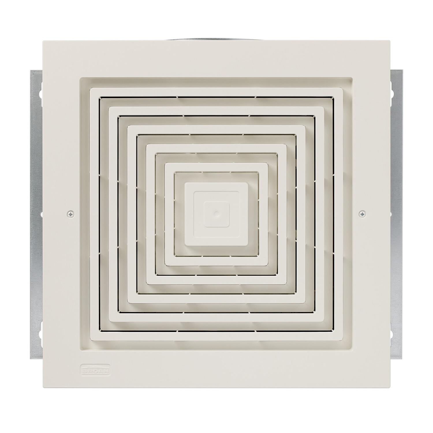 Broan L150E High-Capacity, Light Commercial 200 Cfm Ceiling Mount Ventilation Fan, 1.0 Sones Energy Star® Certified