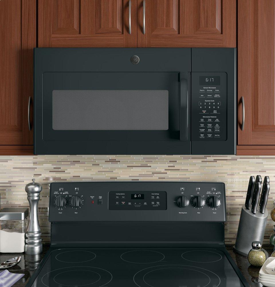 Ge Appliances JVM6175DKBB Ge® 1.7 Cu. Ft. Over-The-Range Sensor Microwave Oven