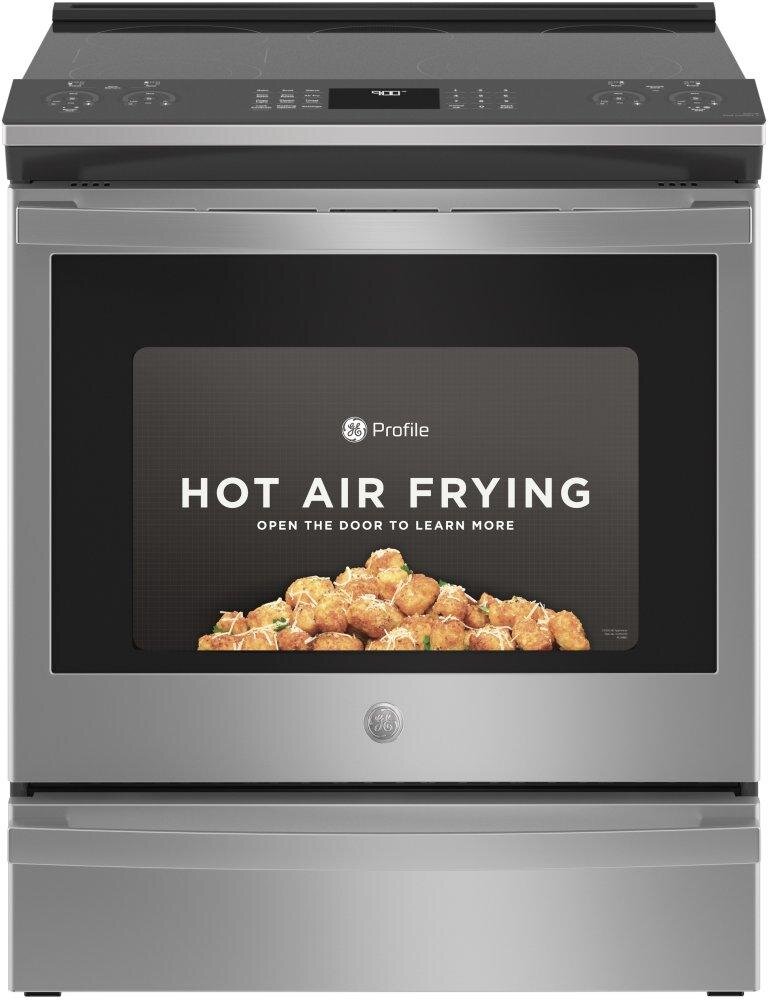 Ge Appliances PSS93YPFS Ge Profile™ 30" Smart Slide-In Electric Convection Fingerprint Resistant Range With No Preheat Air Fry