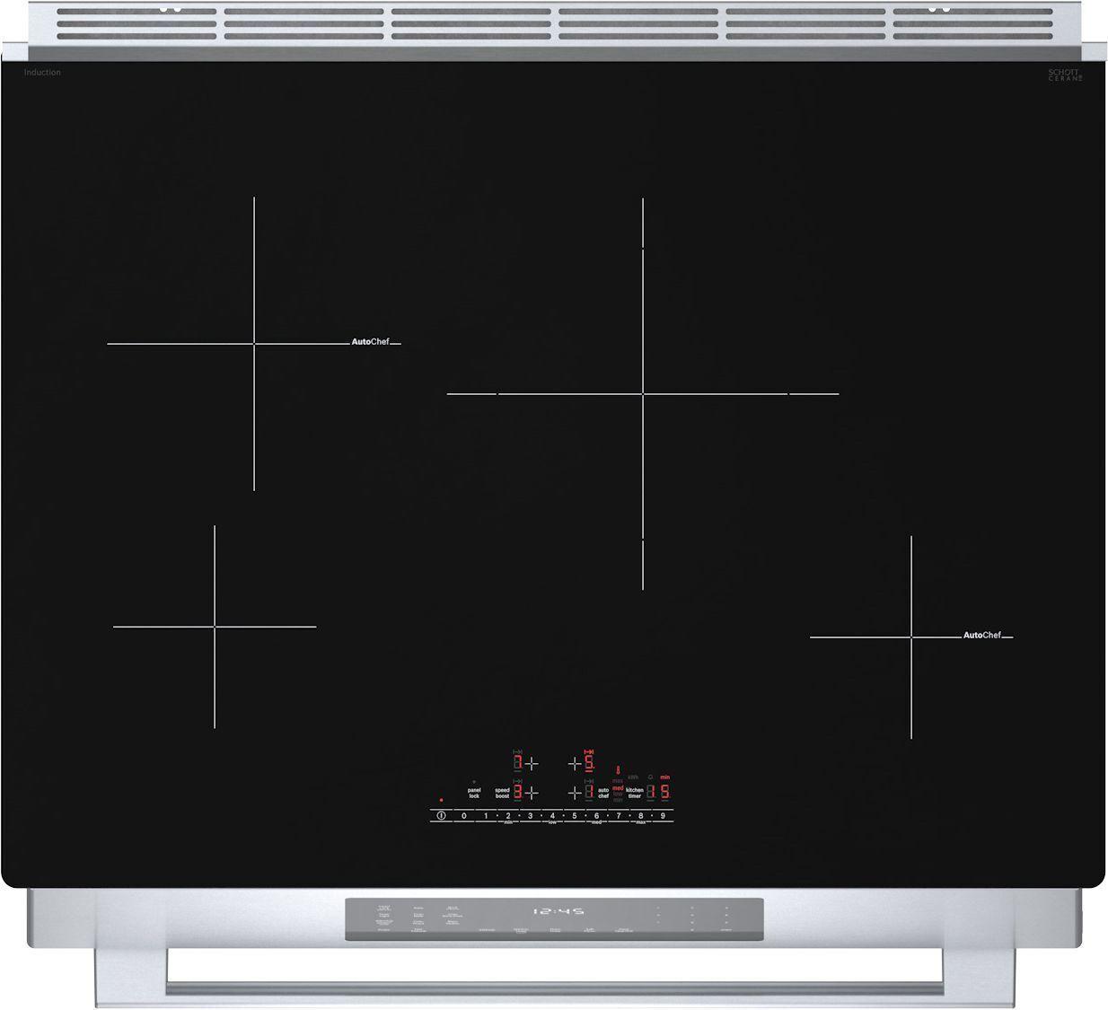 Bosch HII8057U 800 Series Induction Slide-In Range 30'' Stainless Steel Hii8057U