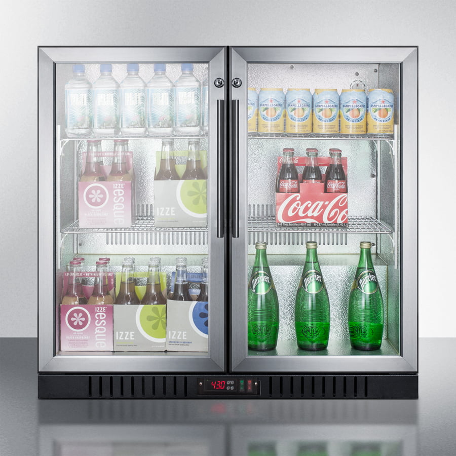 Summit SCR7012DBCSS 36" Wide Beverage Center