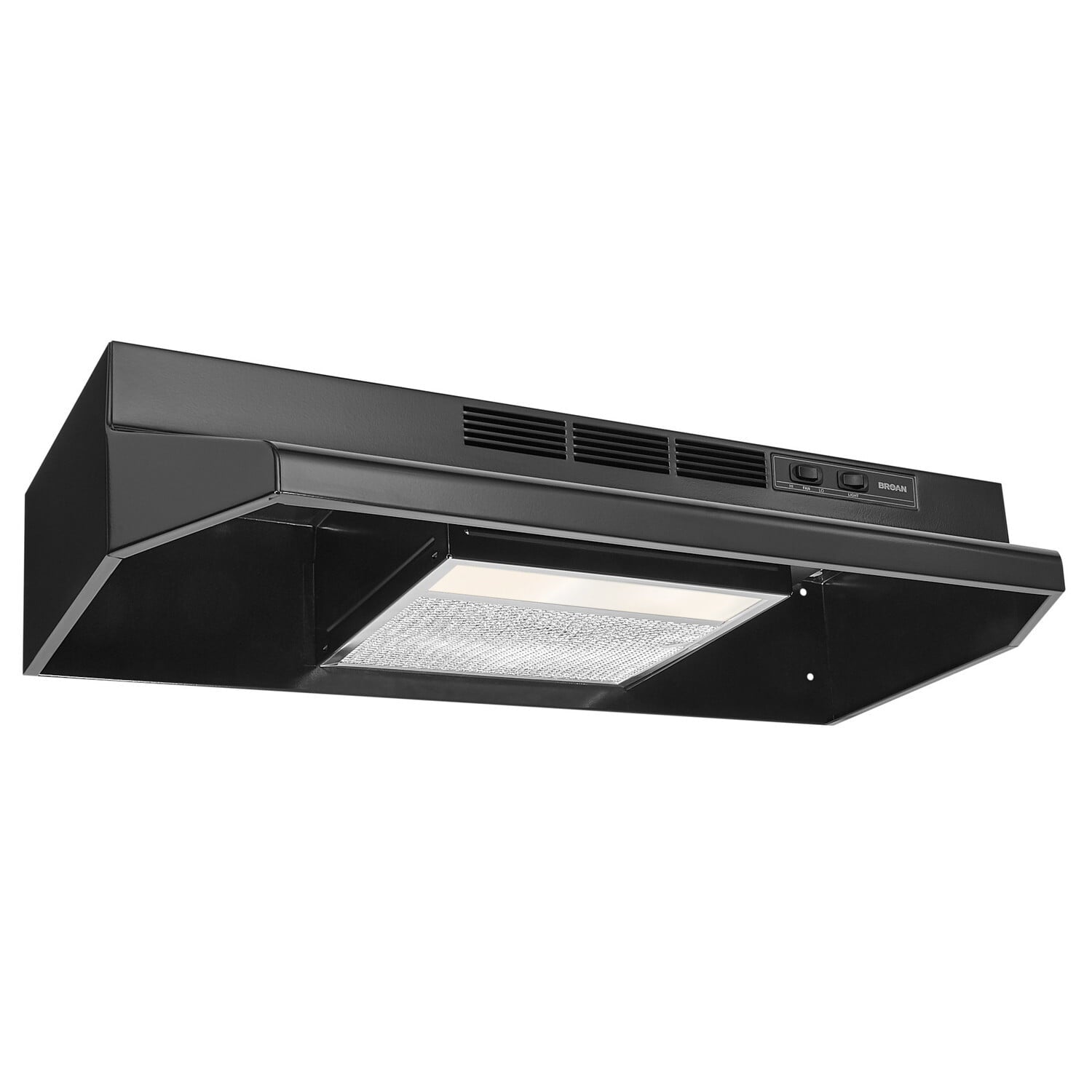 Broan BUEZ330BL Broan® 30-Inch Convertible Under-Cabinet Range Hood W/ Easy Install System, 220 Cfm, Black