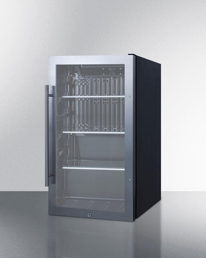 Summit SPR488BOS Shallow Depth Indoor/Outdoor Beverage Cooler